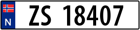 Truck License Plate